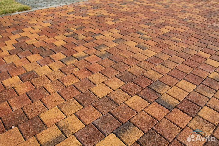 Тротуарная плитка, брусчатка Квадрат 100х100х80