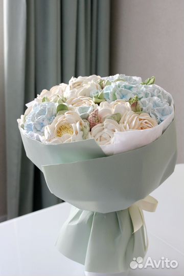 Съедобные букеты из зефира