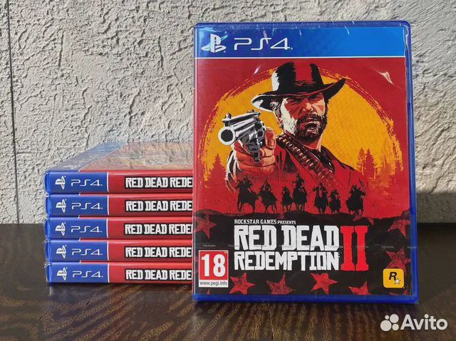Red Dead Redemption 2 PS4 PS5 новый диск, в пленке