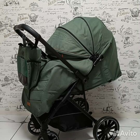 Прогулочная коляска luxmom H2 с перекидной ручкой