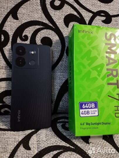 Infinix Smart 7 HD, 2/64 ГБ