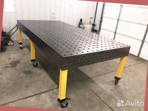 Сварочный 3D стол 2000х1000х100 толщиной 10 мм