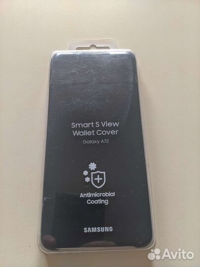 Чехол Samsung Smart S View Wallet Cover A72 Black