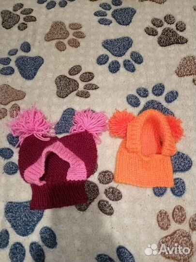 Шапка для собак мелких пород