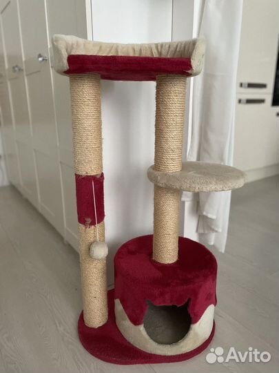 Когтеточка домик для кошки бу