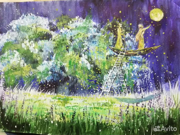 Акварельные картины