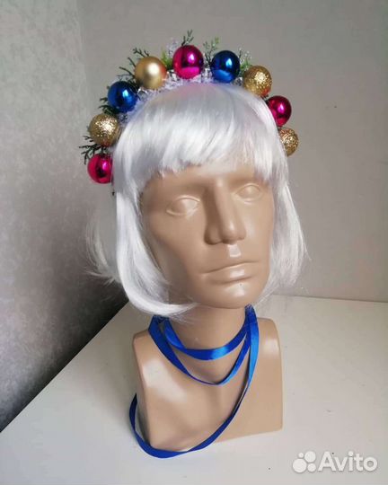 Ободок новогодний 