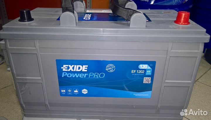 Аккумулятор Exide Power Pro EF1202 R+ 120Ah 870А