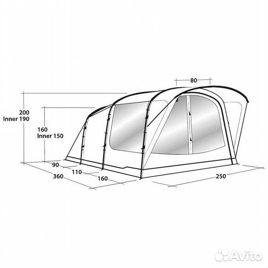 Палатка Outwell Oakwood 3