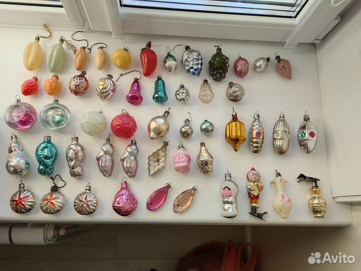 Новогодние елочные игрушки на елку СССР