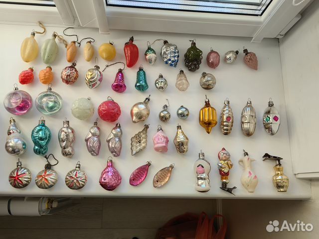 Новогодние елочные игрушки на елку СССР