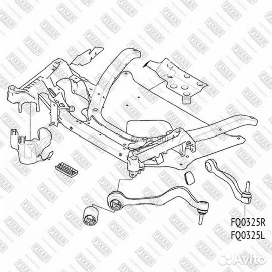 Fixar FQ0325L Рычаг подвески передний нижний левый