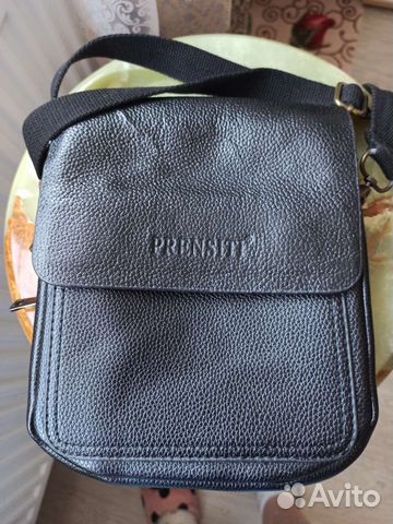 Барсетка кожаная мужская через плечо новая
