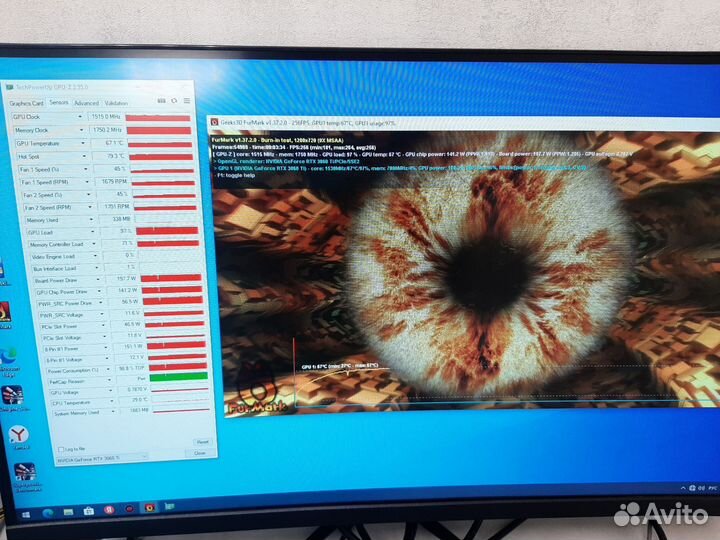 Видеокарта rtx 3060ti MSI