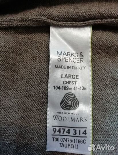 Свитер/джемпер M&S collezioni 100шерсть