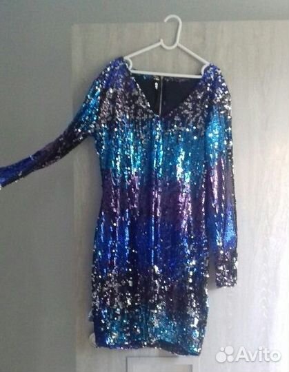 Новое платье с пайетками