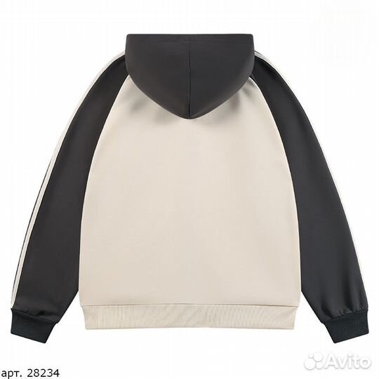 Зип-худи Adidas Бежевый