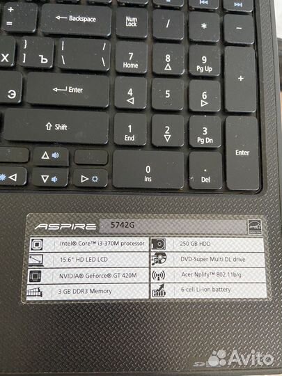 Ноутбук acer