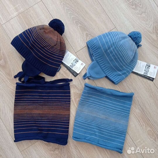 Новая шапка и снуд 48-50 детская