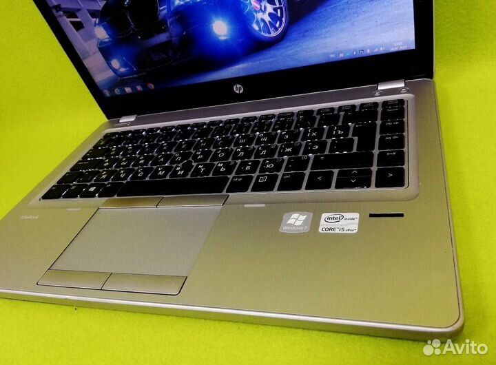 HP Folio легкий Ноутбук 8 гб/экран 14/Ssd/Windows