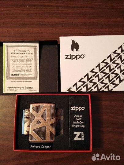Зажигалка zippo armor geometric