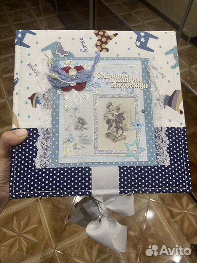 Фото альбом для новороженных (ручная работа )