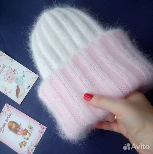Шапка, шапка пушистая, подарок