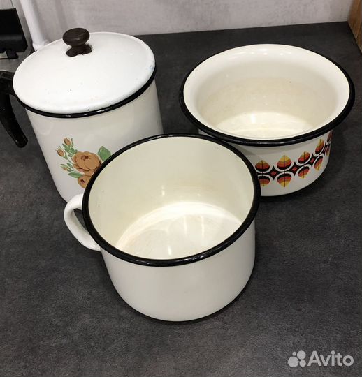 Эмалированная посуда СССР