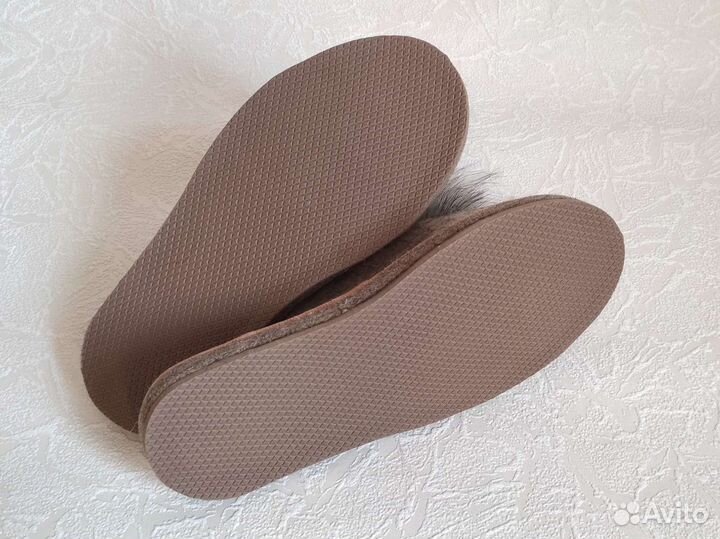 Тапочки женские из войлока