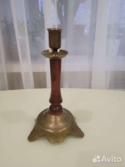 Подсвечник латунь СССР