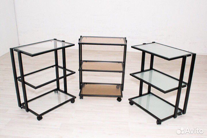 Тележка метал / стекло