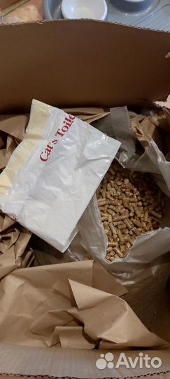 Кошачий набор. Миска, когтеточка, лоток