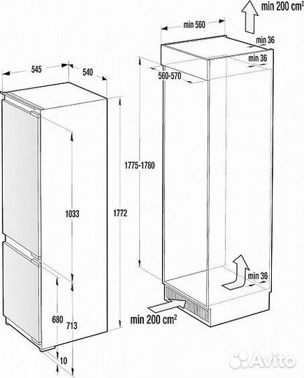 Холодильник gorenje nrki 2181 A1