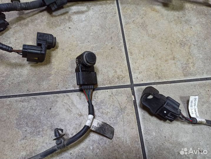 Парктроник заднего бампера. Киа Хендай