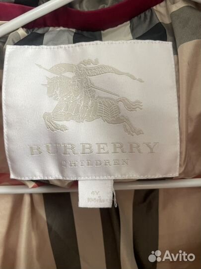 Куртка burberry детская оригинал