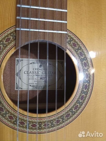 Классическая гитара 3/4 cremona strunal