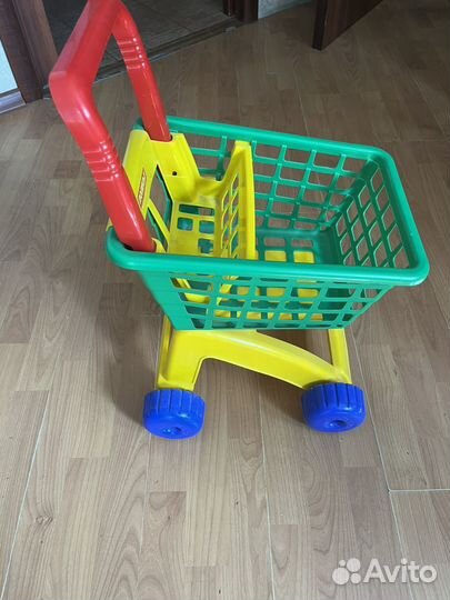 Тележка для магазина игрушечная