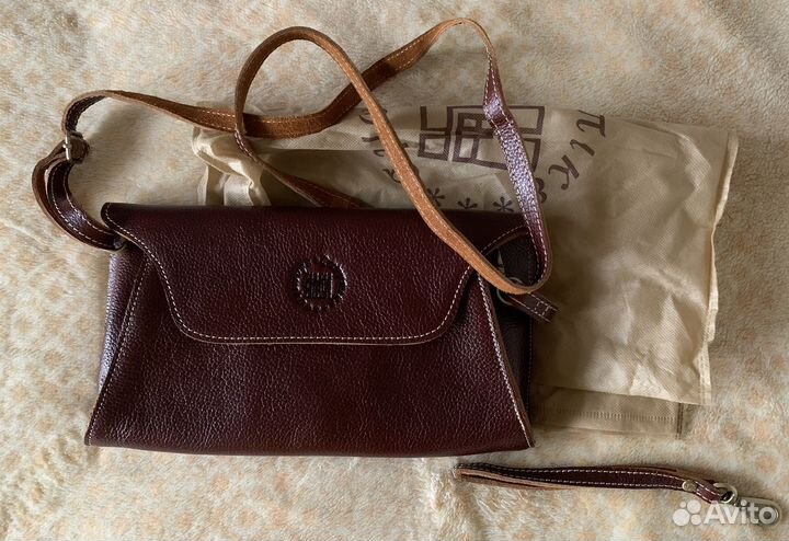 Клатч натуральная кожа новый