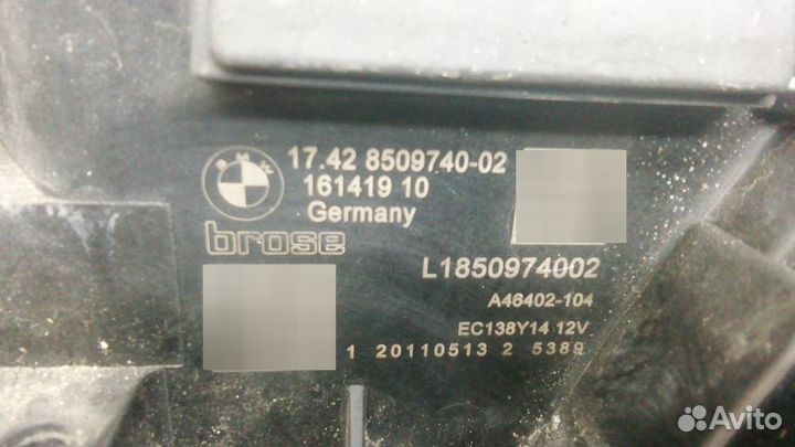 Вентилятор охлаждения BMW 5 F10/F11/GT F07 2011