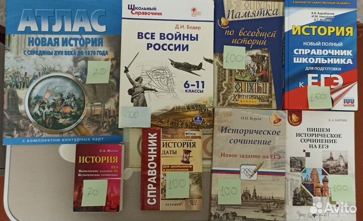 Пособия для подготовки к егэ по истории