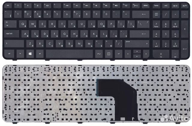Клавиатура HP Pavilion G6-2000 черная с рамкой