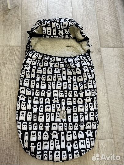 Зимний конверт в коляску