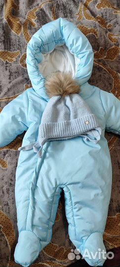 Конверт на выписку для мальчика зимний