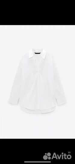 Рубашка белая zara