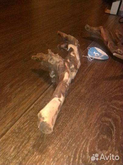 Коряга декор 2шт. природная затонувшая S 20-30 см