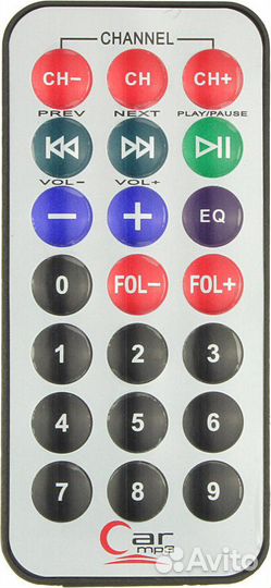 FM-модулятор CD/FM б/пам+Пульт 2USB/микроsd