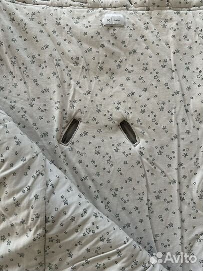 Вкладыш в прогулочную коляску на молнии хлопок