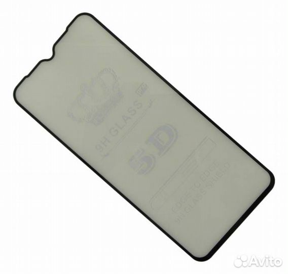 Защитное стекло для Samsung A20S Черное#4306