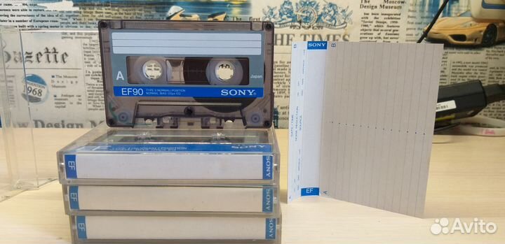 Sony аудиокассеты с музыкой
