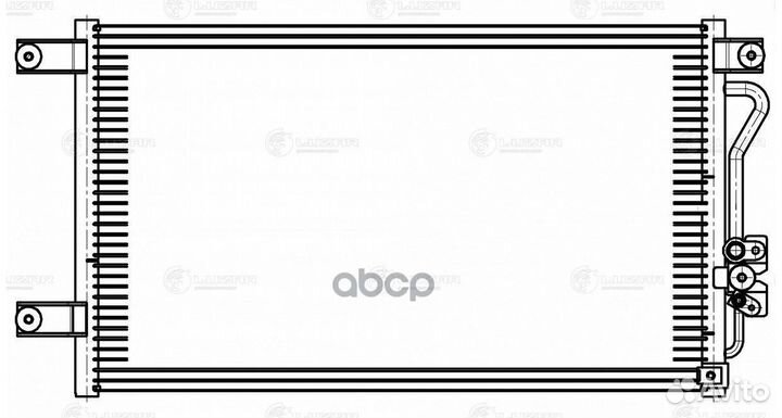 Конденсер mitsubishi pajero sport 3.0/2.5 TD 98